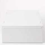 再生ポリプロピレン入り　小物収納ケース　中　引出２個　ホワイトグレー