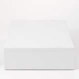 再生ポリプロピレン入り　小物収納ケース　ワイド　小　ホワイトグレー