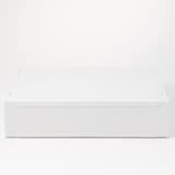 再生ポリプロピレン入り　小物収納ケース　ワイド　小　ホワイトグレー