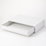 再生ポリプロピレン入り　小物収納ケース　ワイド　小　ホワイトグレー