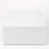 再生ポリプロピレン入り　小物収納ケース　ワイド　中　ホワイトグレー