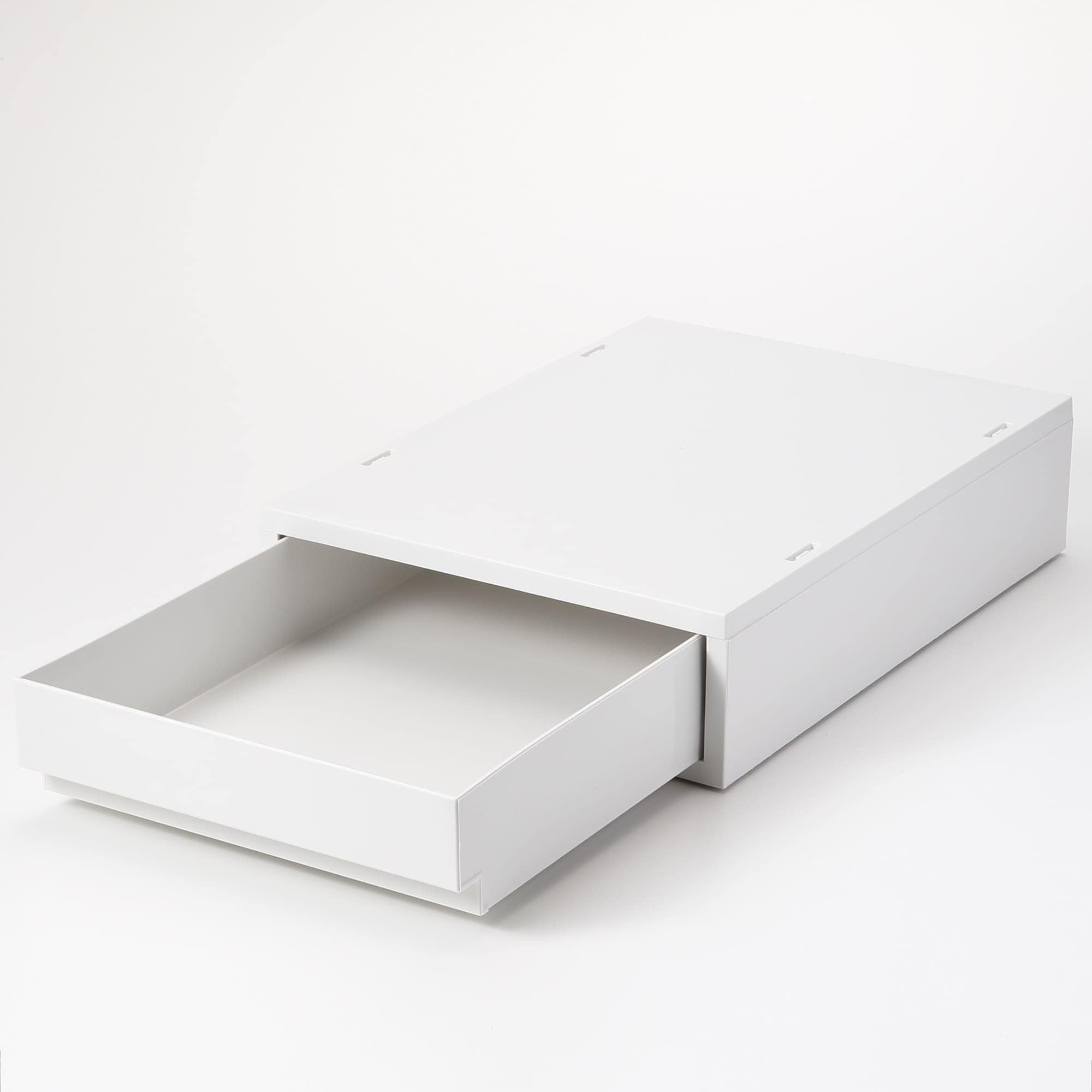 再生ポリプロピレン入り 小物収納ケース 小 ホワイトグレー | 無印良品