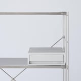 再生ポリプロピレン入り　小物収納ケース　小　ホワイトグレー