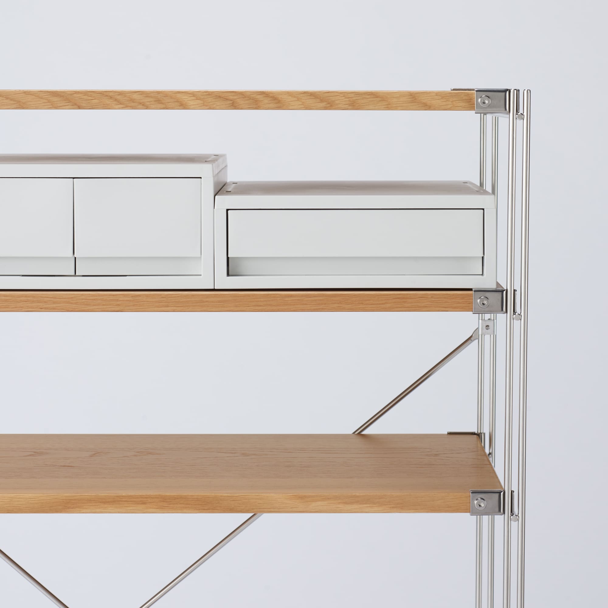 再生ポリプロピレン入り 小物収納ケース 小 ホワイトグレー | 無印良品