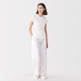 婦人　リネン混半袖Ｔシャツ