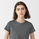 婦人　リネン混半袖Ｔシャツ