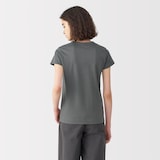 婦人　リネン混半袖Ｔシャツ