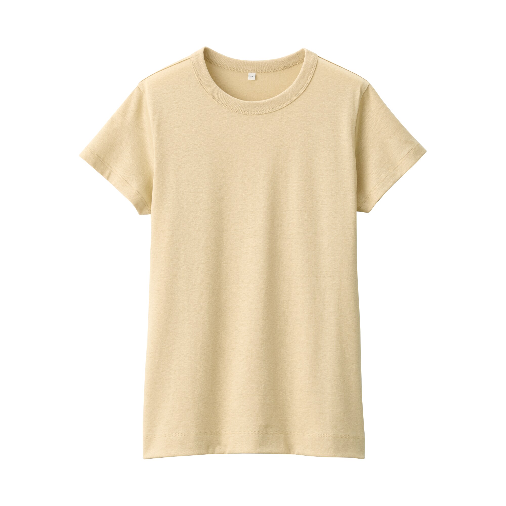 婦人　リネン混半袖Ｔシャツ