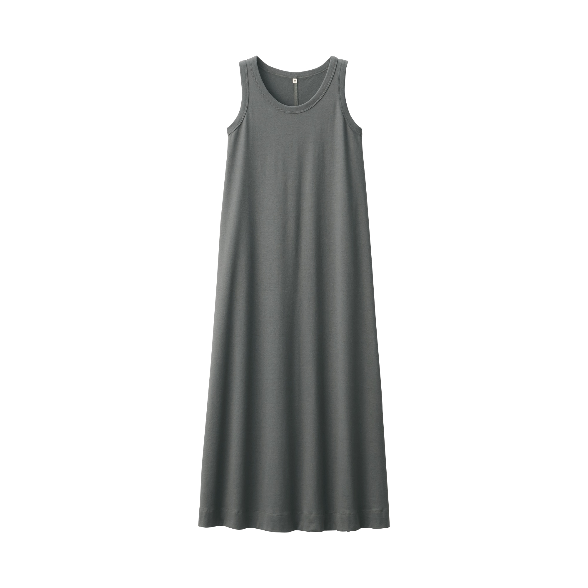 新品　MUJI Labo　現行品　和紙混ニット　ノースリーブ　ワンピース　黒　M 婦人 和紙混ニットノースリーブワンピース | 無印良品
