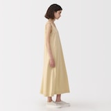 婦人　リネン混ノースリーブワンピース