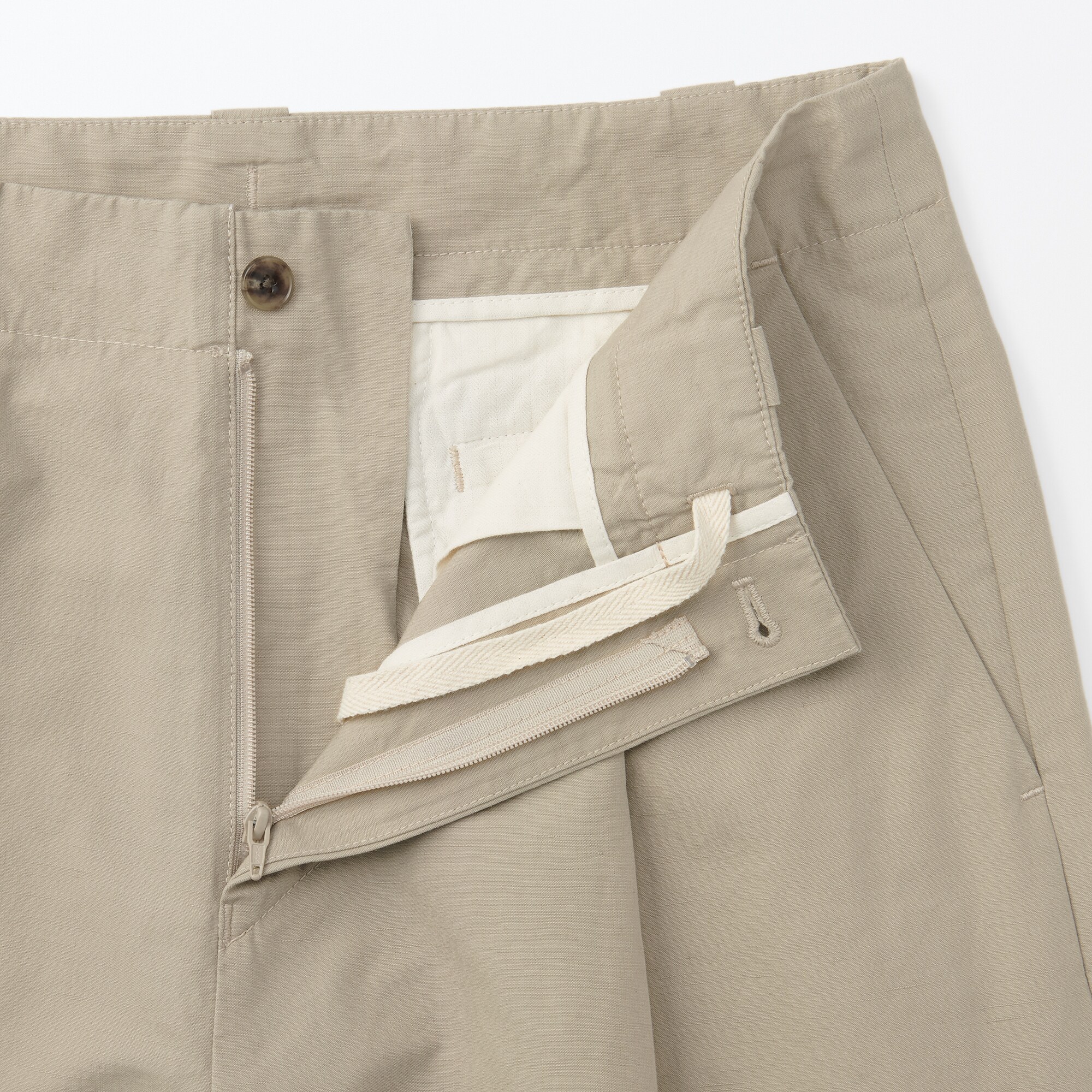 ＊新品・タグ付き＊MUJI Labo 綿混タックワイドパンツ 64 婦人 綿混タックワイドパンツ | 無印良品