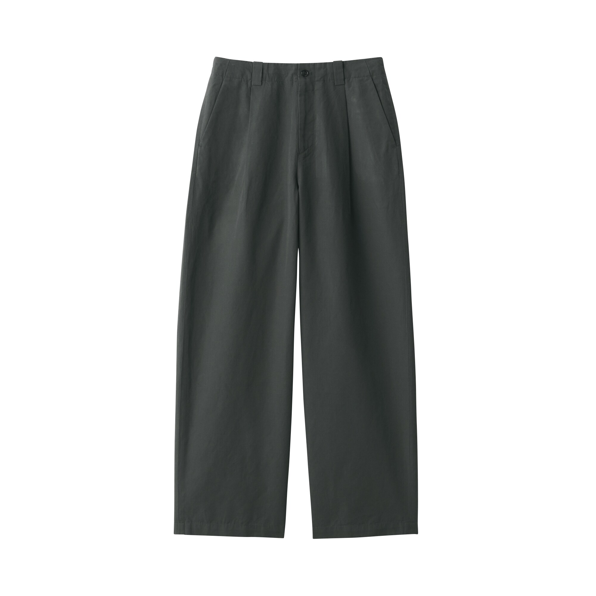 婦人 綿混タックワイドパンツ | 無印良品