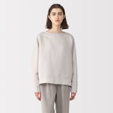 婦人　リネンシルク長袖ブラウス