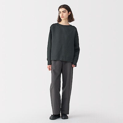 婦人　リネンシルク長袖ブラウス