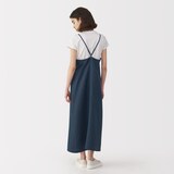 婦人　リネンシルクワンピース