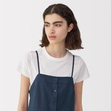 婦人　リネンシルクワンピース