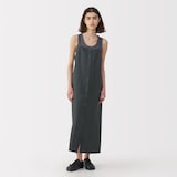 婦人　リネンシルクワンピース