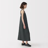 婦人　リネンシルクワンピース