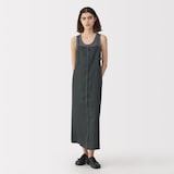 婦人　リネンシルクワンピース