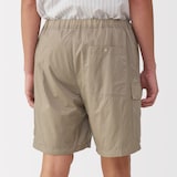 紳士　撥水ナイロンカーゴショートパンツ