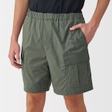 紳士　撥水ナイロンカーゴショートパンツ