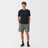 紳士　撥水ナイロンカーゴショートパンツ