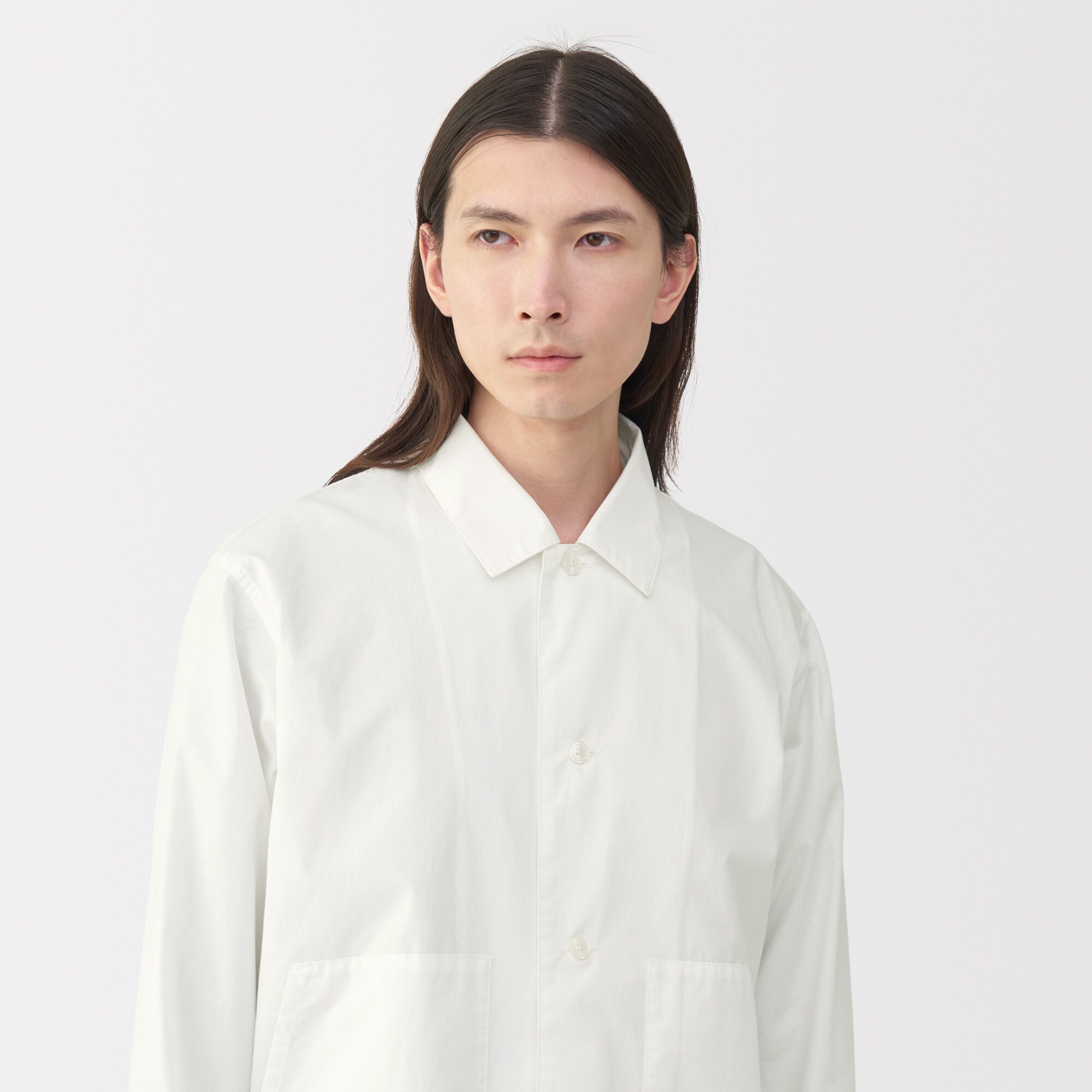 ムジラボMUJI Labo コットンシャツジャケット L 無印良品