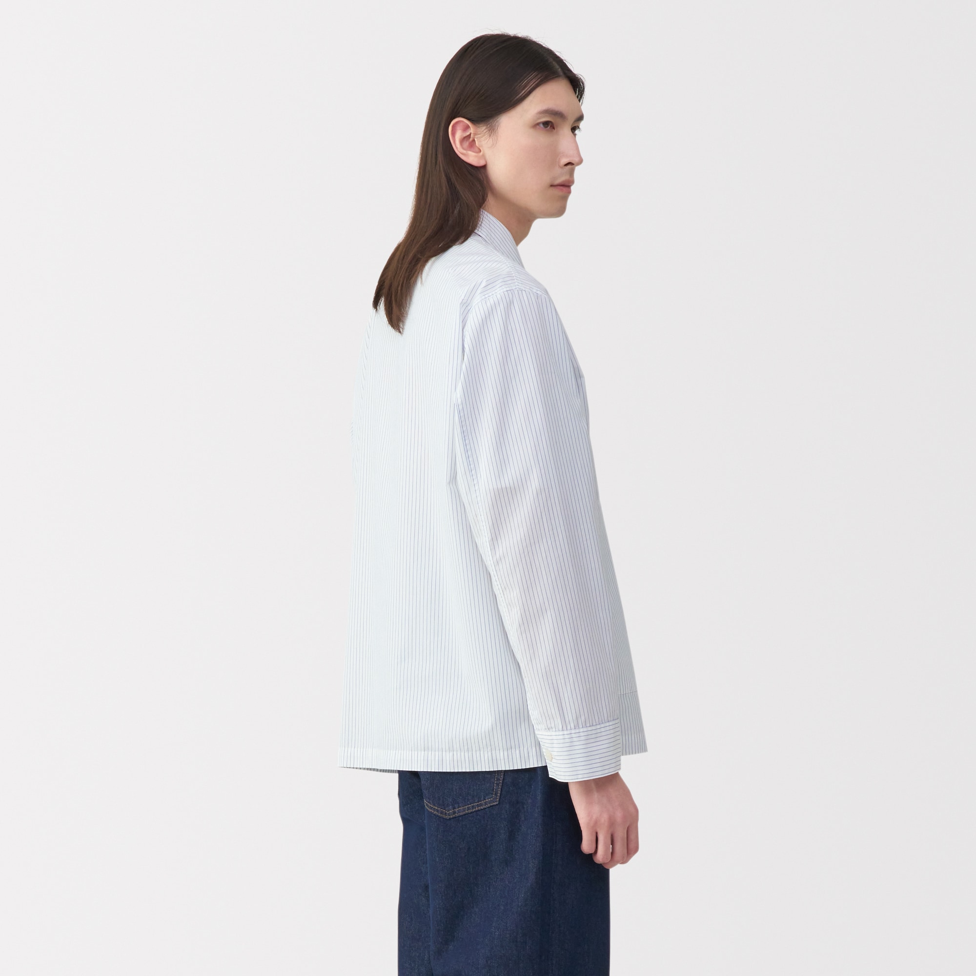 ムジラボMUJI Labo コットンシャツジャケット　Ｌ　無印良品 MUJI Labo〕紳士 コットンシャツジャケット（その他アウター