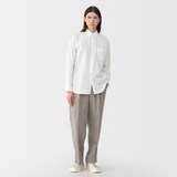 紳士　ポプリンレギュラーカラーシャツ