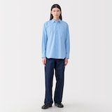 紳士　ポプリンレギュラーカラーシャツ