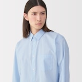 紳士　ポプリンレギュラーカラーシャツ