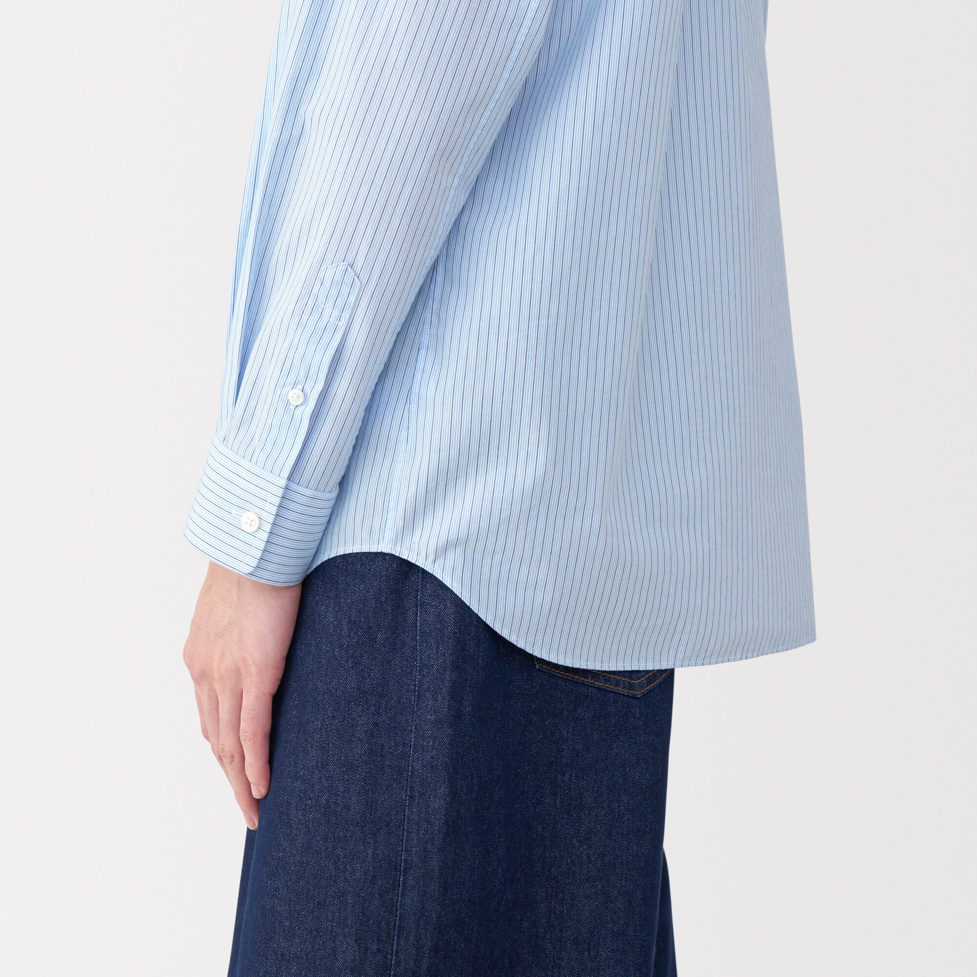 紳士　ポプリンレギュラーカラーシャツ