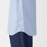 紳士　ポプリン比翼半袖シャツ