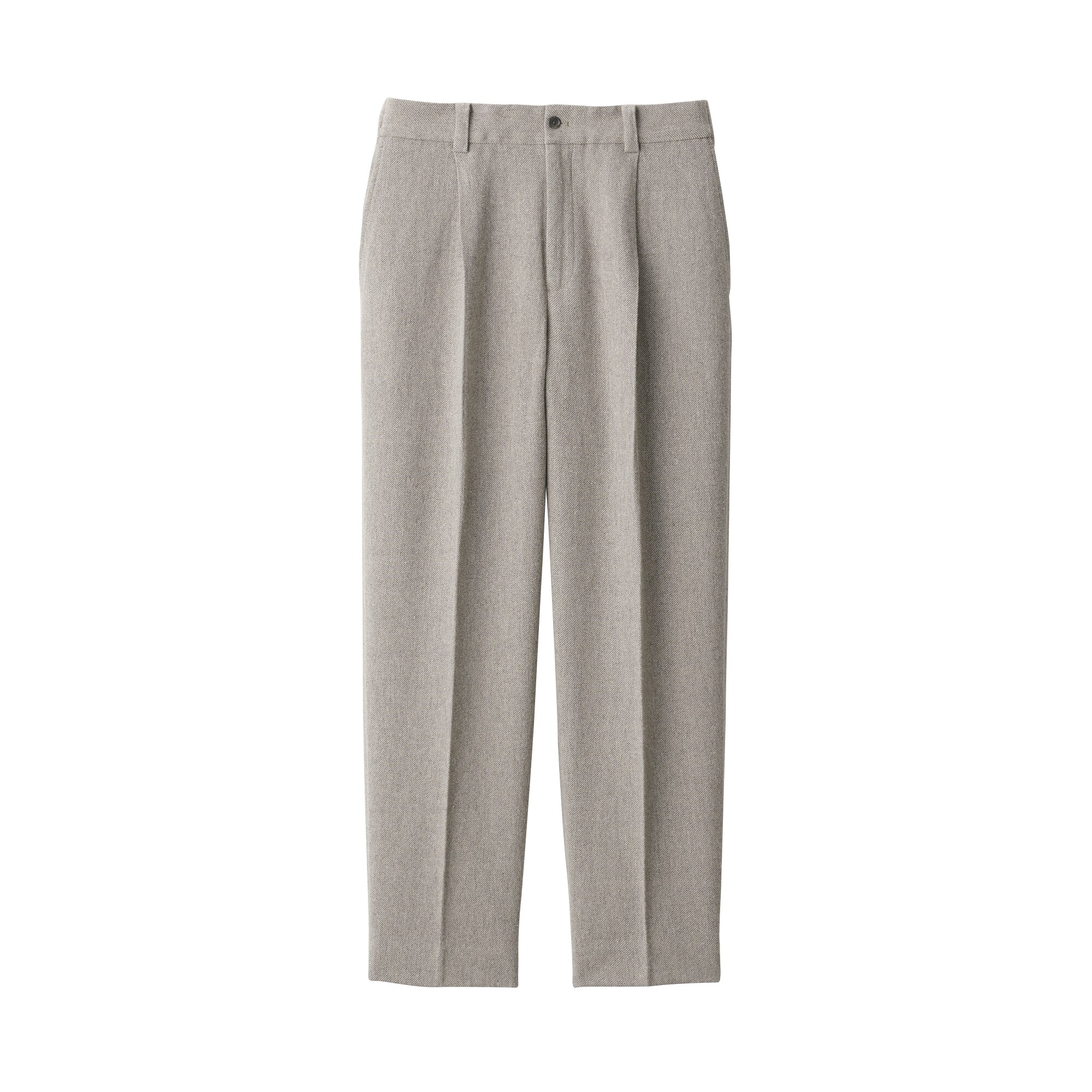 紳士 リネン混ウールストレートパンツ | 無印良品