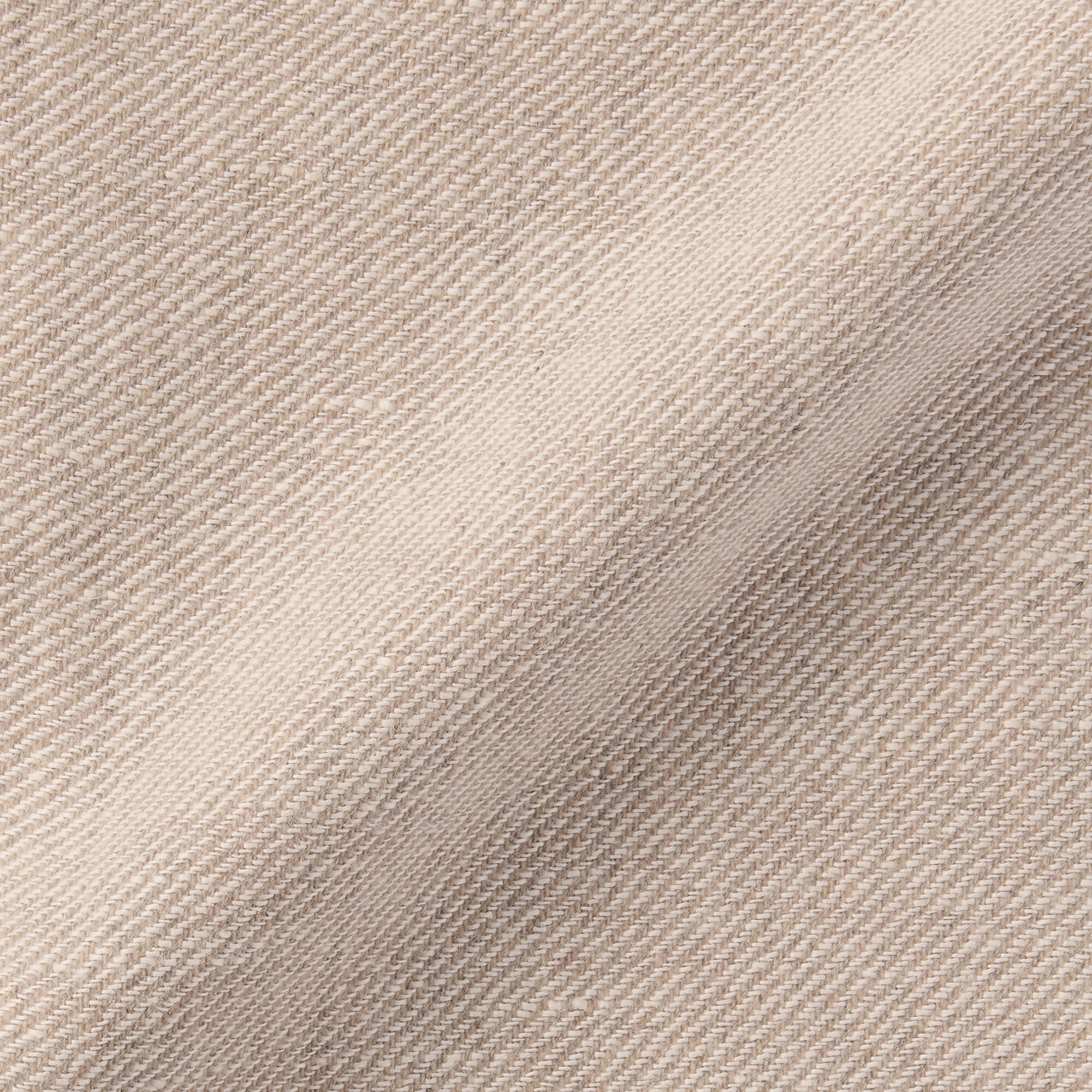 紳士　リネン混ウールストレートパンツ