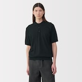 紳士　コットンハイゲージニットポロ