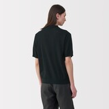 紳士　コットンハイゲージニットポロ