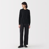 婦人　コットンハイゲージニット長袖プルオーバー