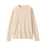 婦人　コットンハイゲージニット長袖プルオーバー