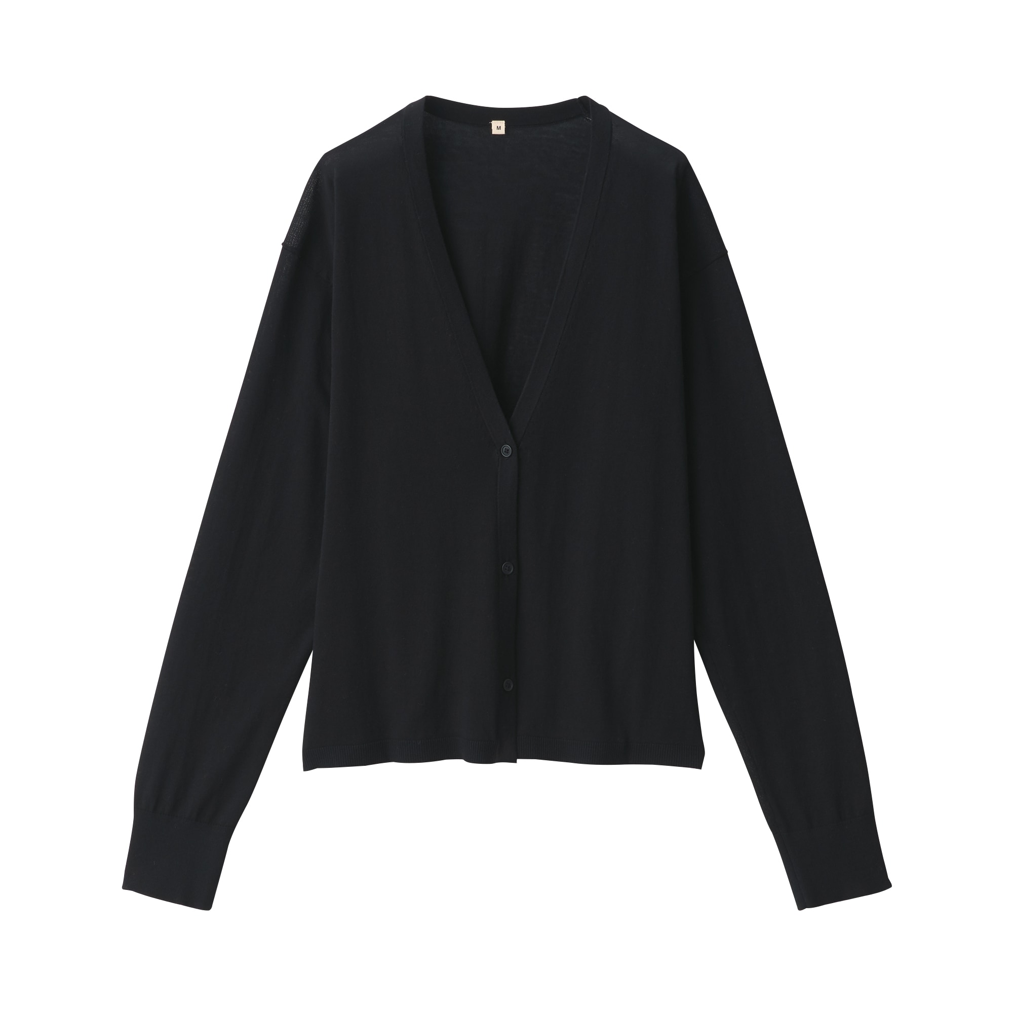 婦人　コットンハイゲージニットカーディガン