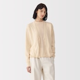 婦人　コットンハイゲージニットカーディガン