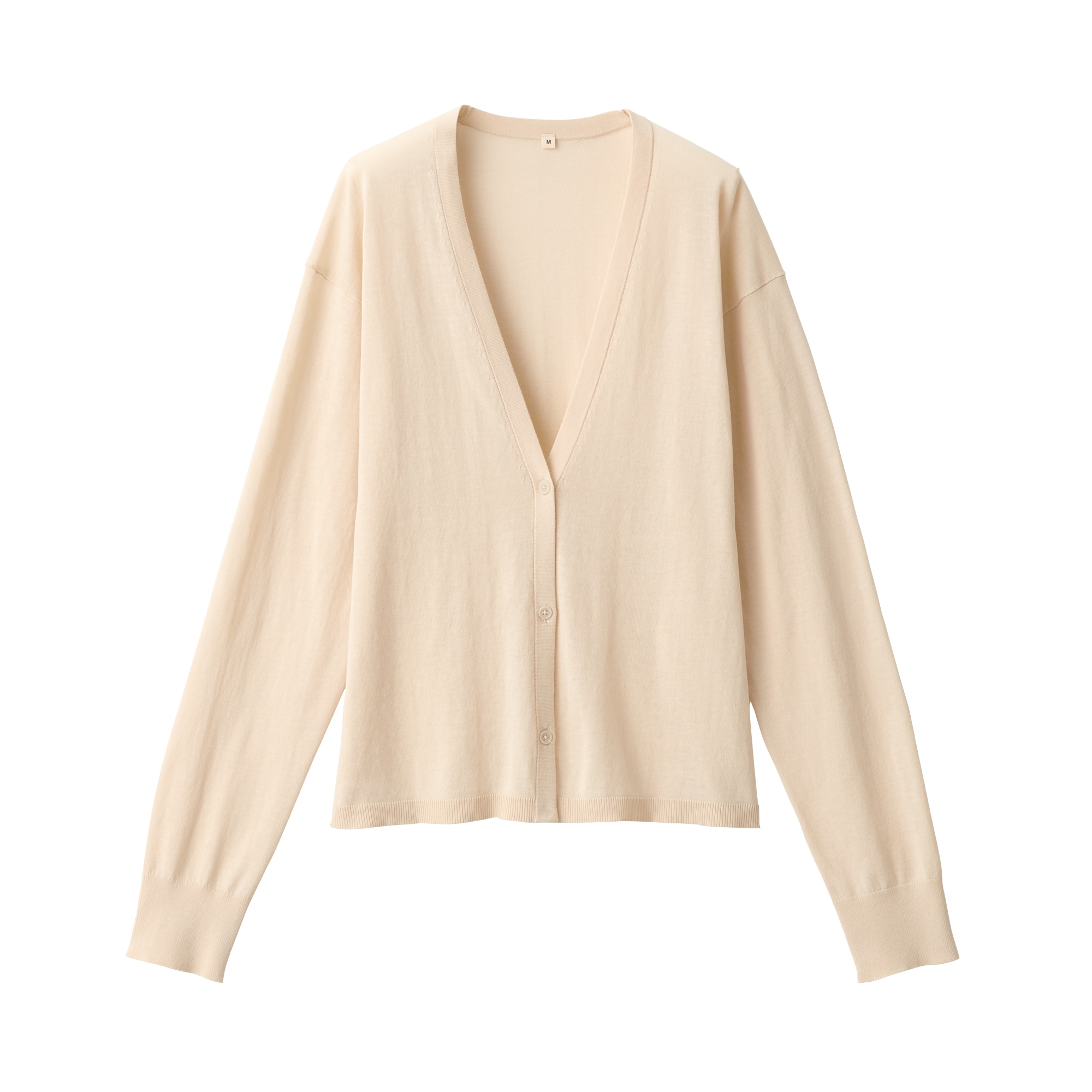 婦人　コットンハイゲージニットカーディガン