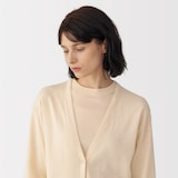 婦人　コットンハイゲージニットカーディガン