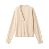 婦人　コットンハイゲージニットカーディガン