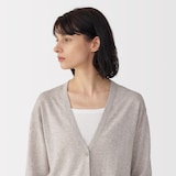 婦人　コットンハイゲージニットカーディガン