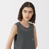 婦人　和紙混ニットノースリーブプルオーバー