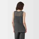 婦人　和紙混ニットノースリーブプルオーバー