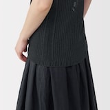 婦人　和紙混ニットノースリーブプルオーバー