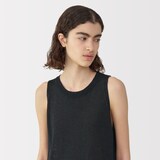 婦人　和紙混ニットノースリーブワンピース