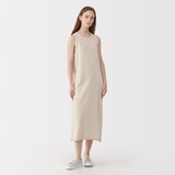 婦人　和紙混ニットノースリーブワンピース